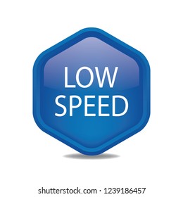 Low speed vector button, web design element