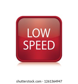 Low speed vector button, web design element