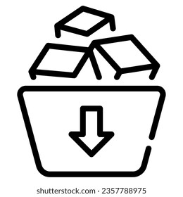 Low Sugar Choices Icon Illustration for uiux, infographic, etc