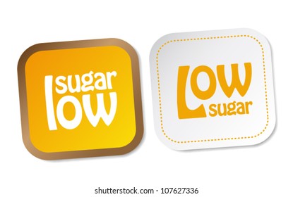 Low sugar stickers
