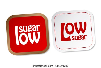Low sugar stickers