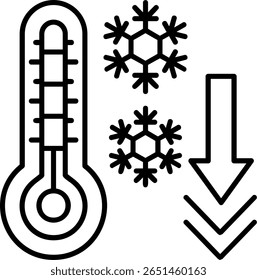Low Temperature Filled Style Icon Design