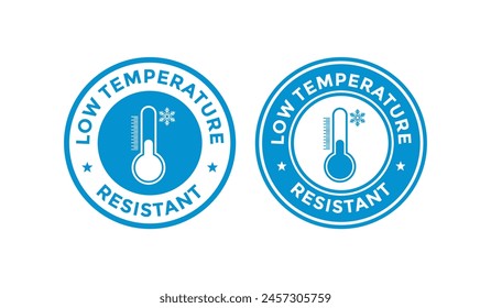 Low temperature resistant sign badge