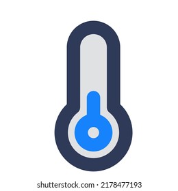 Temperatura baja con icono sombreado