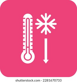 Low Temperature vector icon. Can be used for printing, mobile and web applications.