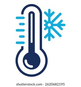 Low Temperatures Icon Element For Design