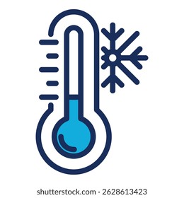 Elemento Ícone De Baixas Temperaturas Para Design