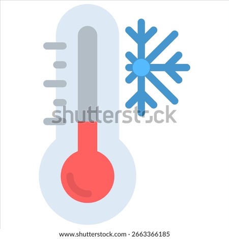 Low Temperatures Icon Element For Design