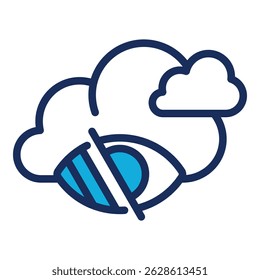 Low Visibility Icon Element For Design
