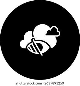 Low Visibility Icon Element For Design