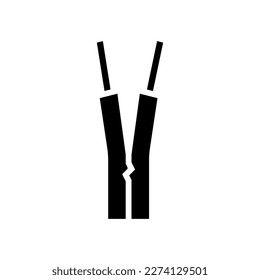 low voltage wire cable glyph icon vector. low voltage wire cable sign. isolated symbol illustration