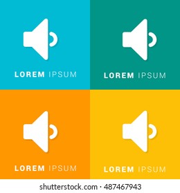 Low Volume Four Color Material Designed Icon / Logo