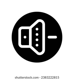 low volume glyph icon logo for website, application, printing, document, poster design, etc, Suitable for web Design,Logo,App
