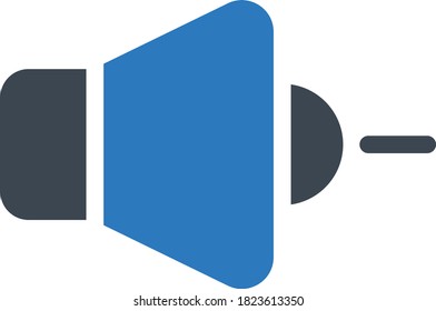 icono de color de glifo vectorial de bajo volumen 