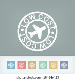 Lowcost airline icon