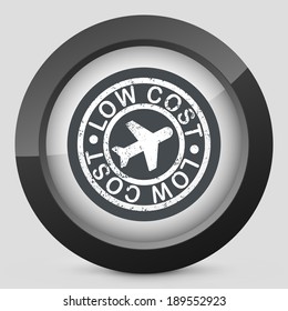 Lowcost airline icon