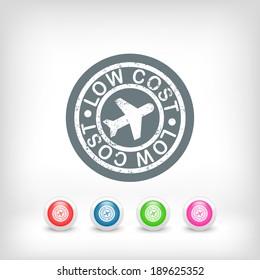 Lowcost airline icon