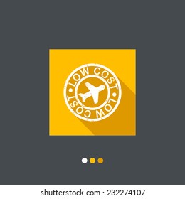 Lowcost airline icon
