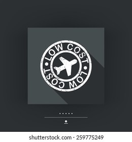 Lowcost airline icon