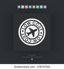 Lowcost airline icon