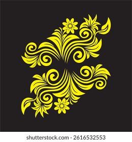 lower Black Golden Desingning Vector 1133.eps