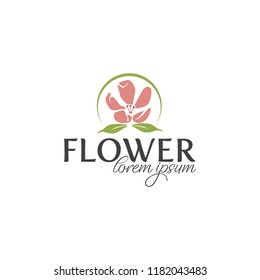 lower design icon logo  Beauty Spa salon Cosmetics brand Linear style, vector illustration