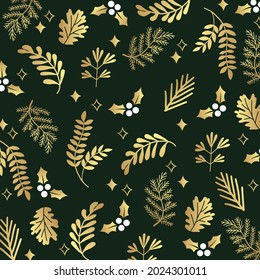lower gold foil Abstract Golden Wildflower Grass Shapes On Green Background Elegant holiday themes for scrap bookings, banners, packaging, weddings, parties, invitations, blogs. Vector EPS 10