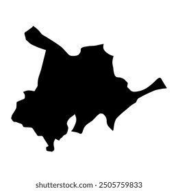 Lower Kohistan district map, administrative division of Pakistan. Vector illustration.