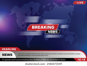 lower, news, live, streaming, breaking news, headline, footer, footage, reportage, broadcast, news paper, screen, text, media, tv, television, journalist, digital, vector art illustration design