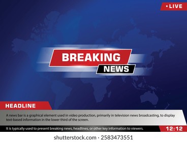 lower, news, live, streaming, breaking news, headline, footer, footage, reportage, broadcast, news paper, screen, text, media, tv, television, journalist, digital, vector art illustration design