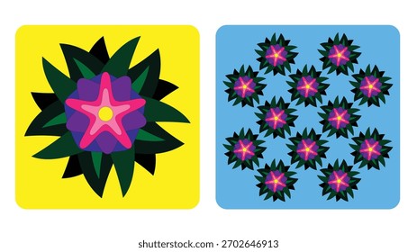 lower pattern vector background bright symmetrical seamless 