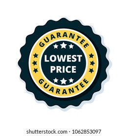 Lower Price Guarantee label illustration