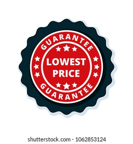 Lower Price Guarantee label illustration