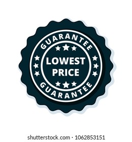 Lower Price Guarantee Label Illustration