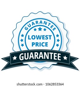 Lower Price Guarantee Label Illustration