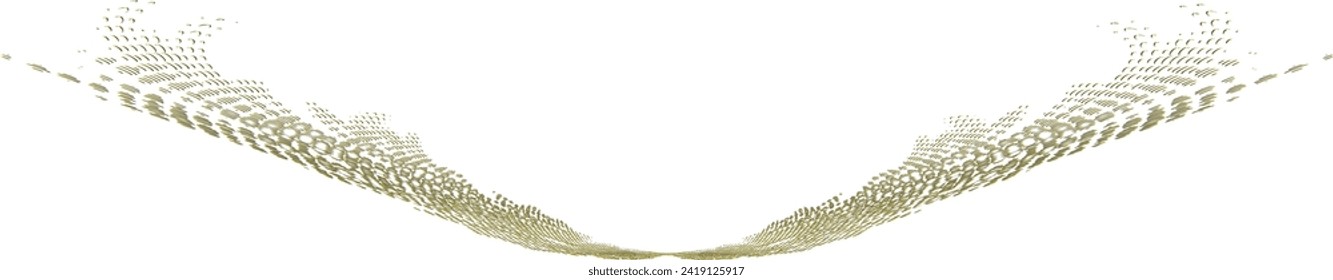 The lower radiating spikelet frame is made of curved golden and black strokes. For meetings, celebrations, holidays. Vector.