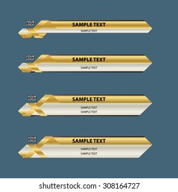 lower third banner bar name