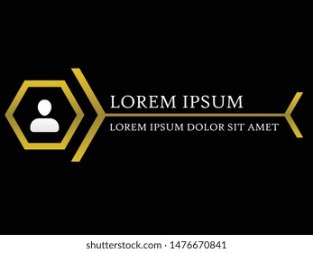 Lower Third Banner. vector illustration