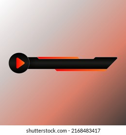 Unterer dritter Banner-Videobeitrag für Live-Streaming und Broadcast.