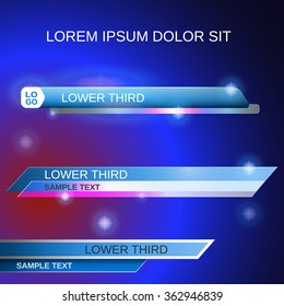Lower third banners