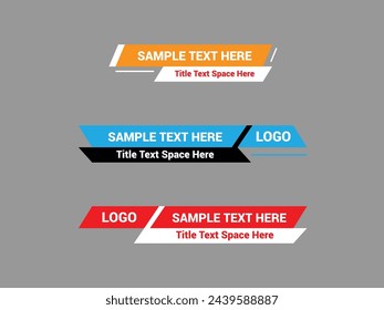 Lower Third Elegant Edges Assortment