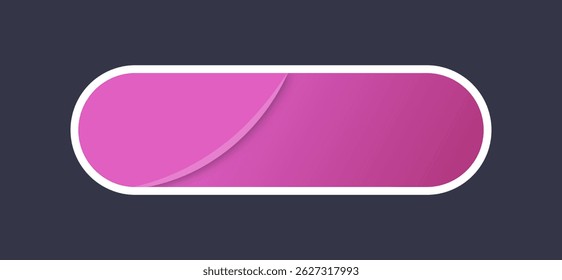 Lower third interface in gradient colors. Video overlay element.