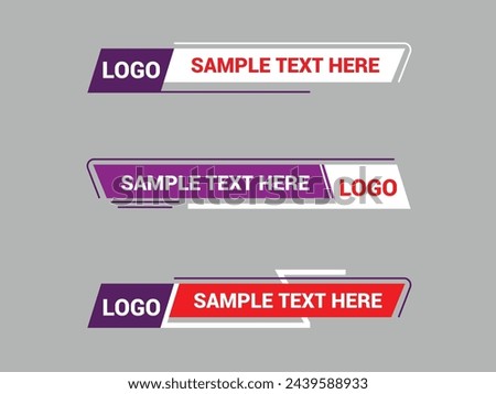 Lower Third Minimalist Marvel Banner Kit