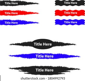 Lower Third Pack, abstract Design Template, can be used for info-graphics, banners for web layout