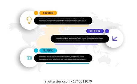 Lower Third Style Three Business Infographic Template