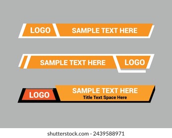 Lower Third Stylish Statements Template Bundle