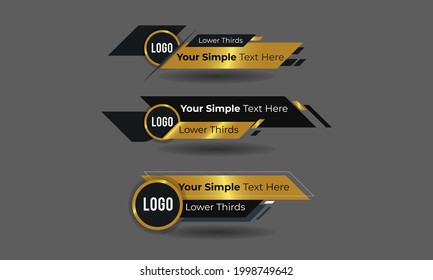 Lower Thirds Design templates eps