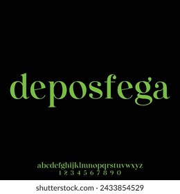 lowercase alphabet font vector typeset