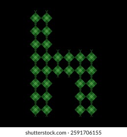 Lowercase alphabet "h" ketupat. Ketupat is a typical Eid food made from rice wrapped in a woven coconut leaves. Ketupat comes from the island of Java and has been around since the 15th century.