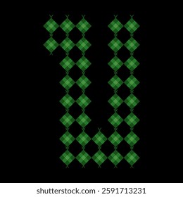 Lowercase alphabet "u" ketupat. Ketupat is a typical Eid food made from rice wrapped in a woven coconut leaves. Ketupat comes from the island of Java and has been around since the 15th century.